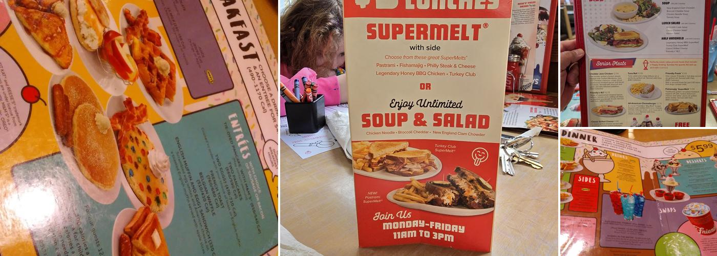 Friendly's Menu