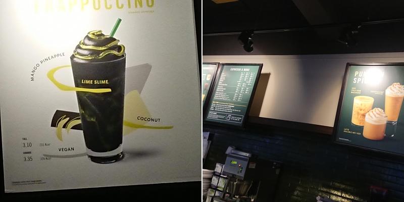 Starbucks Coffee Menu