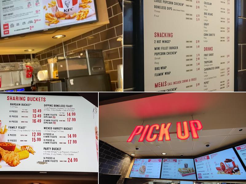 KFC Edmonton - Fore Street Menu