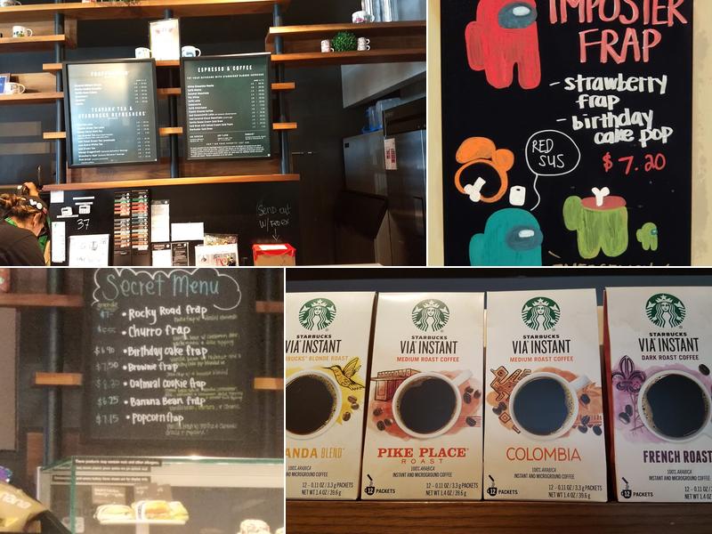Starbucks Menu