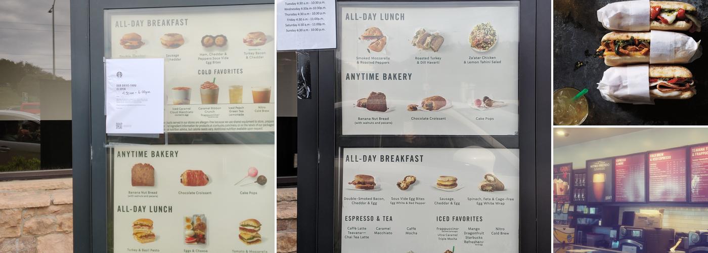 Starbucks Coffee Company Menu