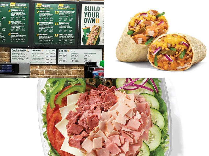 Subway Menu