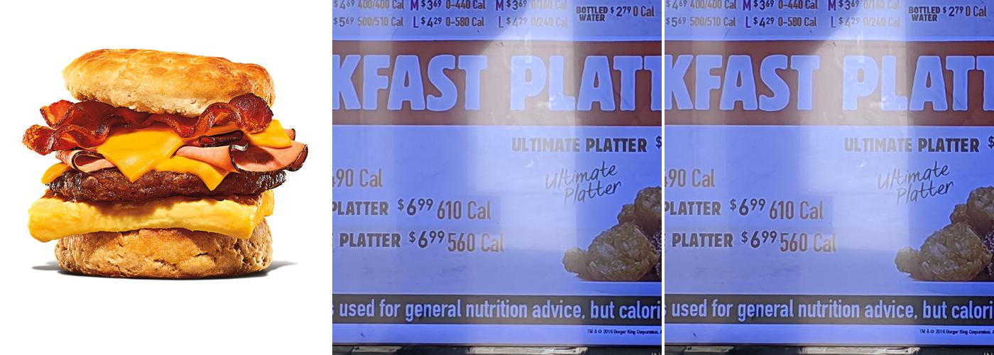 Burger King Menu