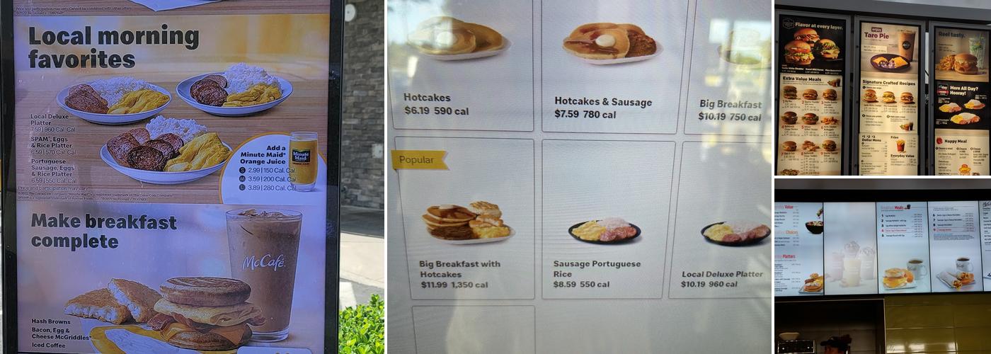 McDonald's Menu