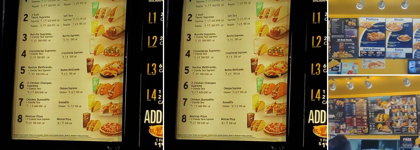 Taco Bell Menu