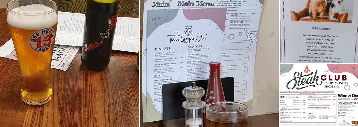 Three Legged Stool Menu