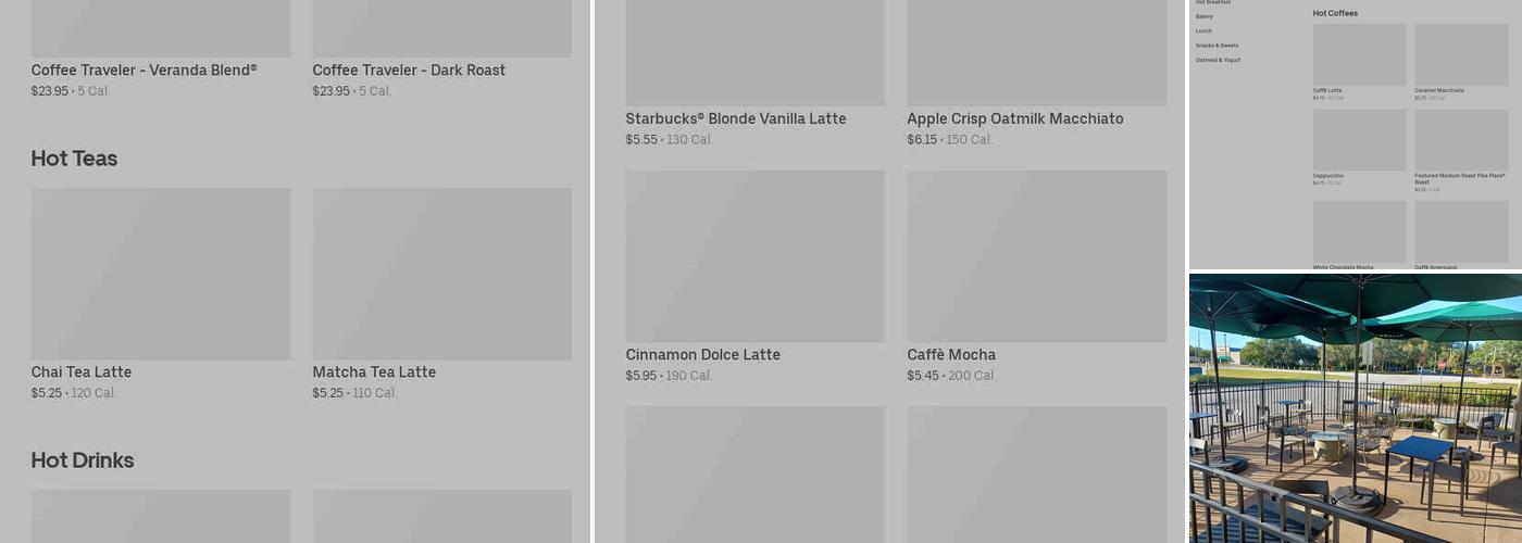 Starbucks Menu