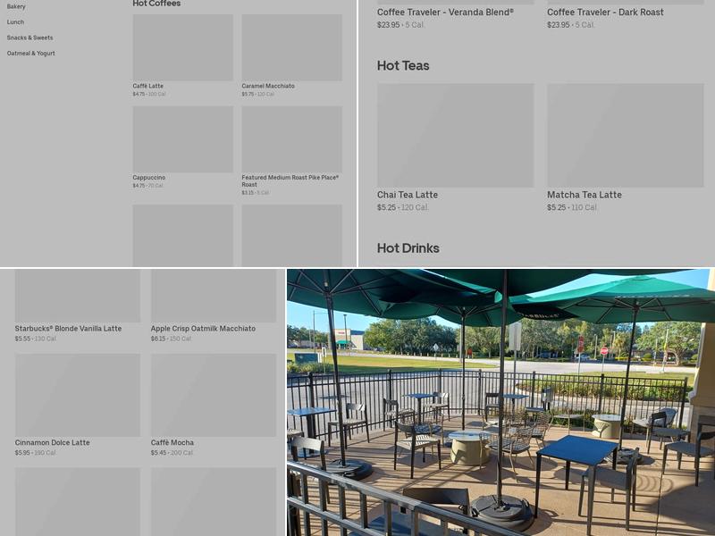 Starbucks Menu