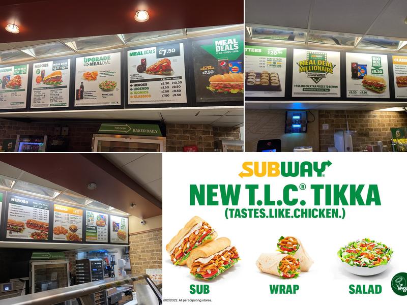 Subway Menu