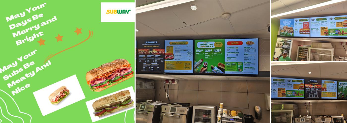 Subway Shoreditch Menu