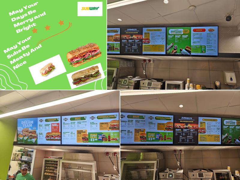 Subway Shoreditch Menu