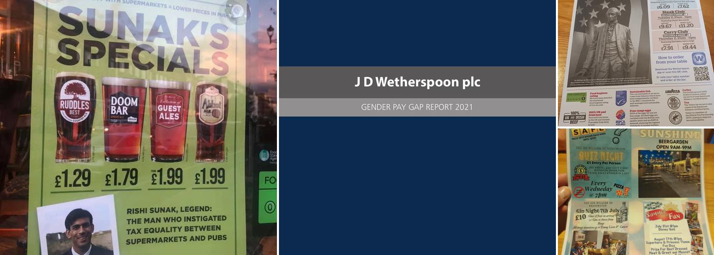 The Sir William de Wessyngton - JD Wetherspoon Menu