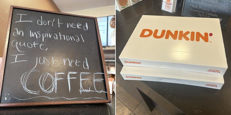 Dunkin' Menu