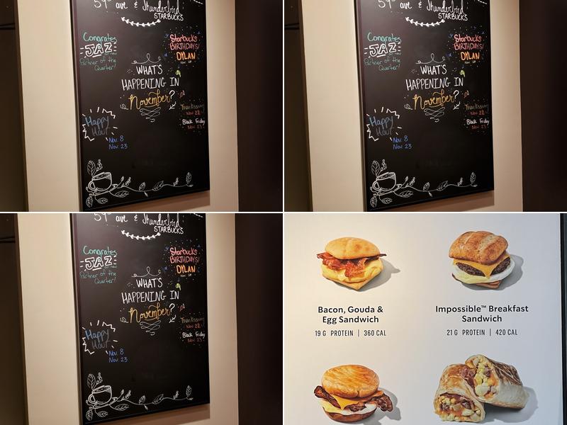 Starbucks Menu