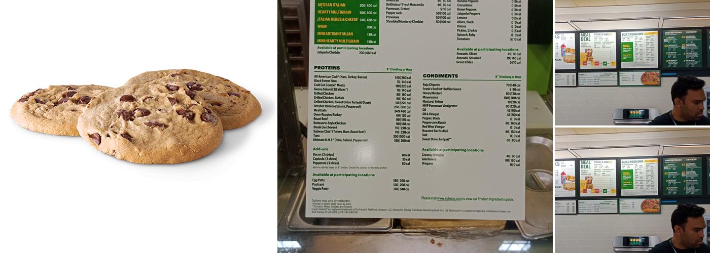 Subway Menu