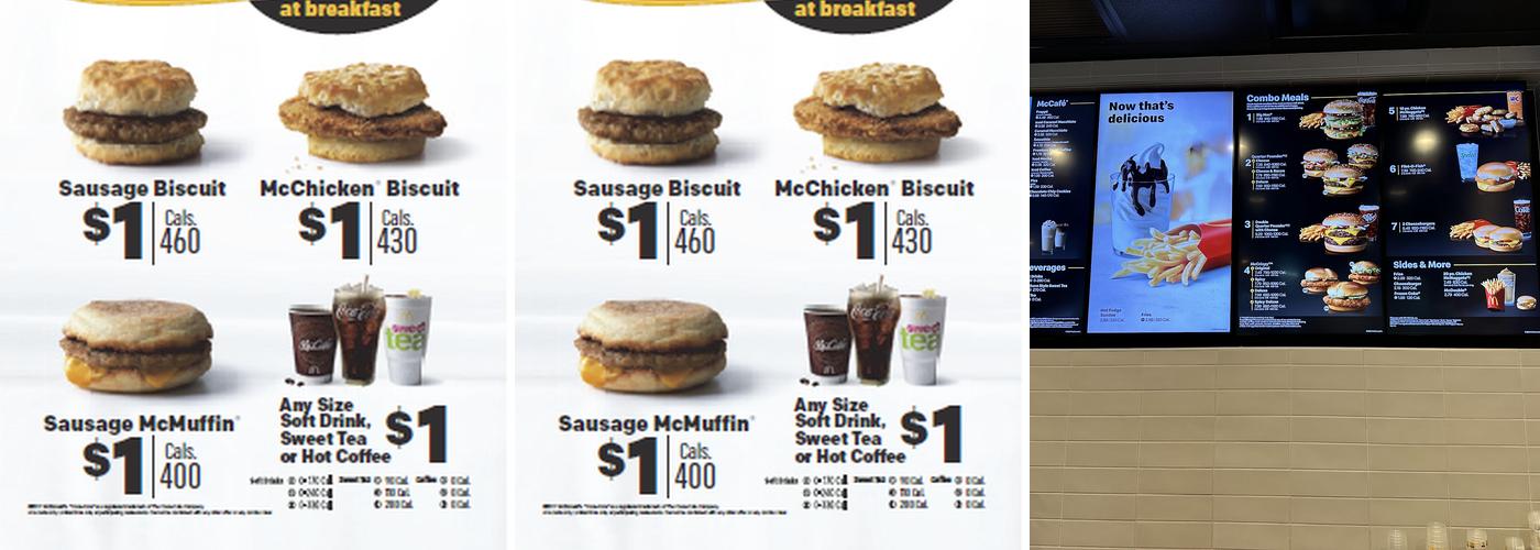 McDonald's Menu