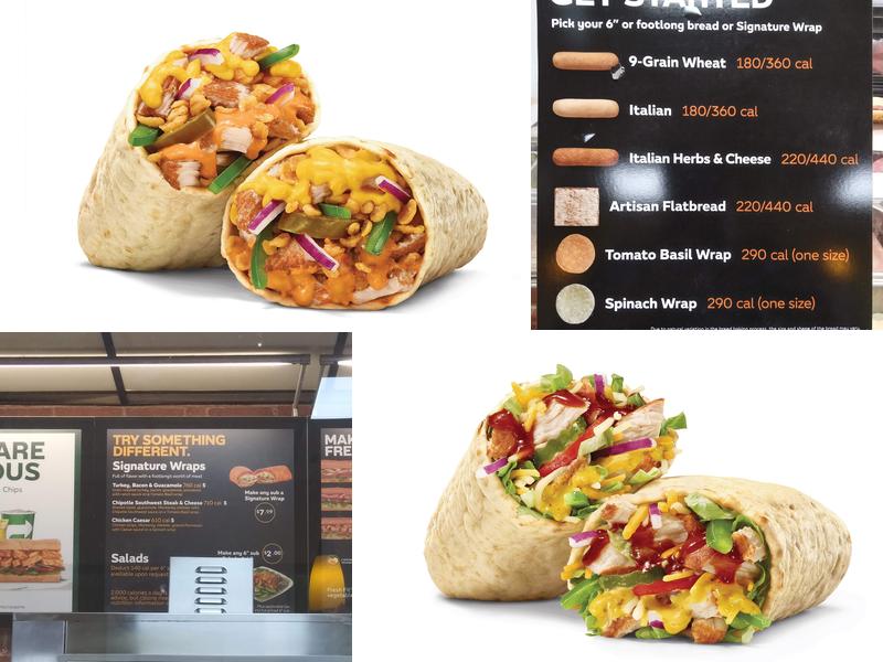 Subway Menu