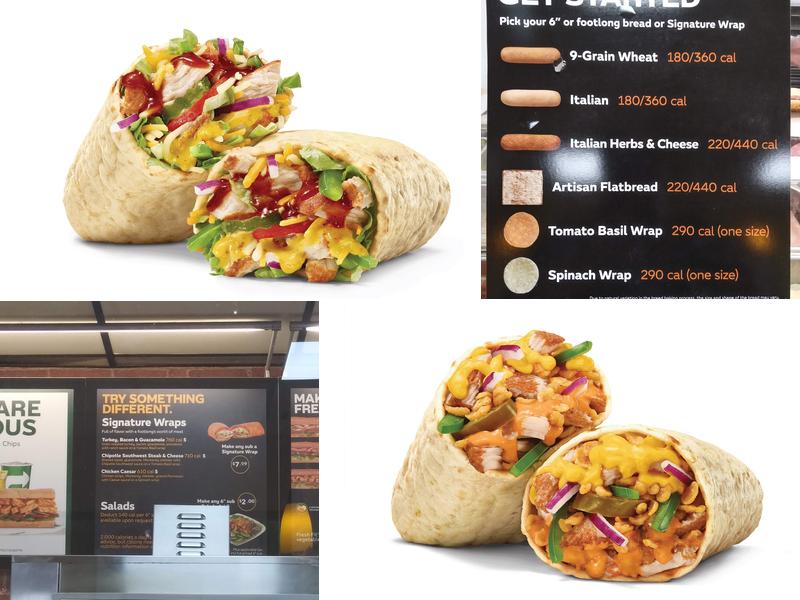 Subway Menu