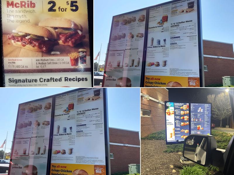 McDonald's Menu
