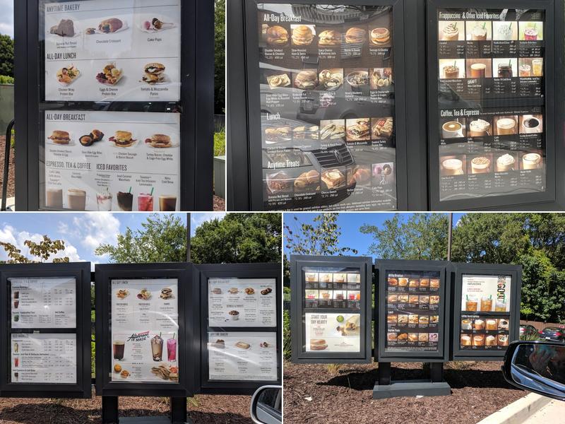 Starbucks Menu