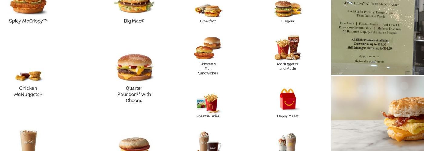 McDonald's Menu