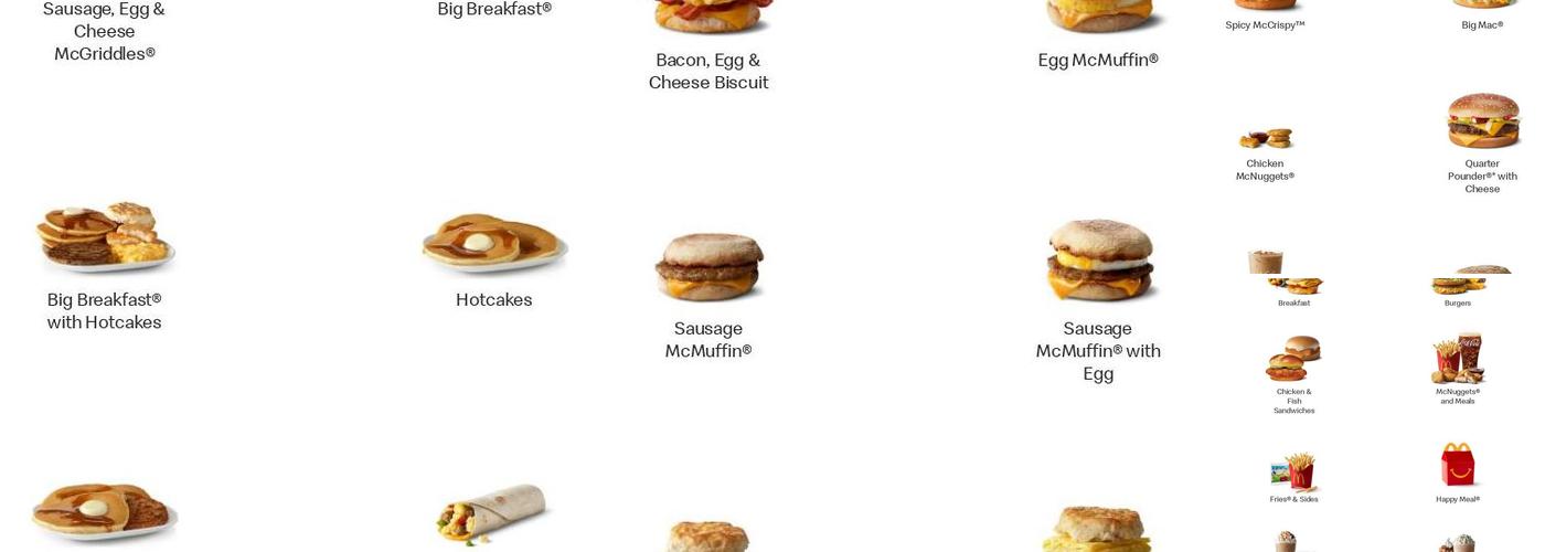 McDonald's Menu