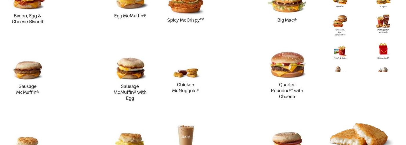 McDonald's Menu