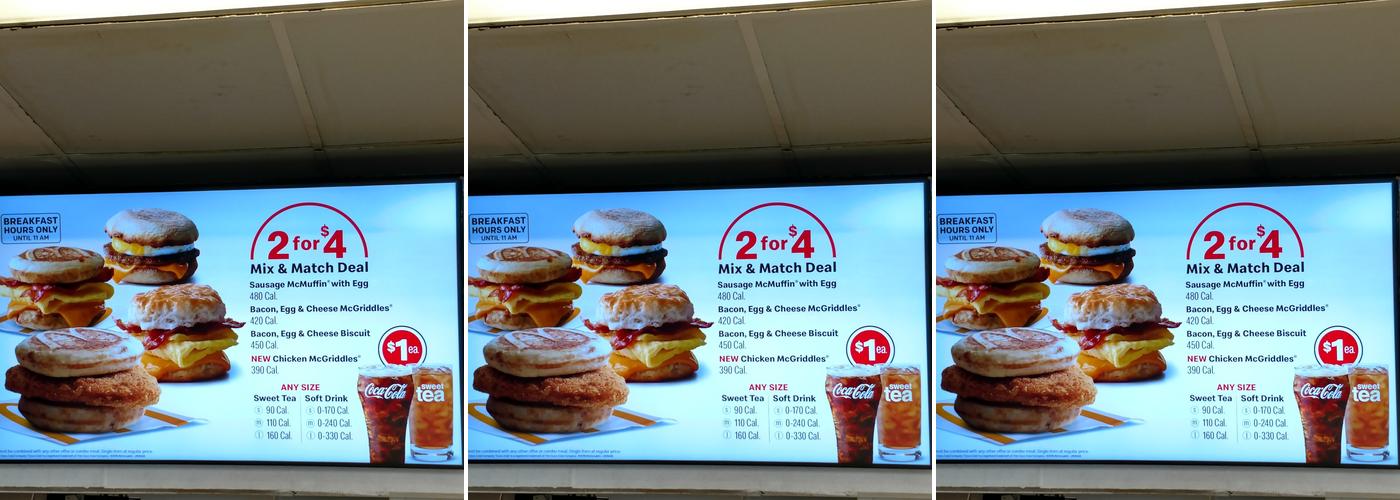 McDonald's Menu