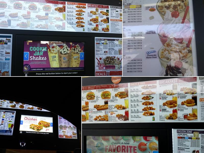 Sonic Drive-In Menu