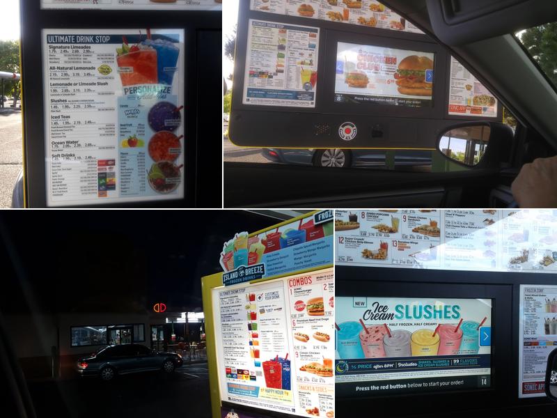 Sonic Drive-In Menu