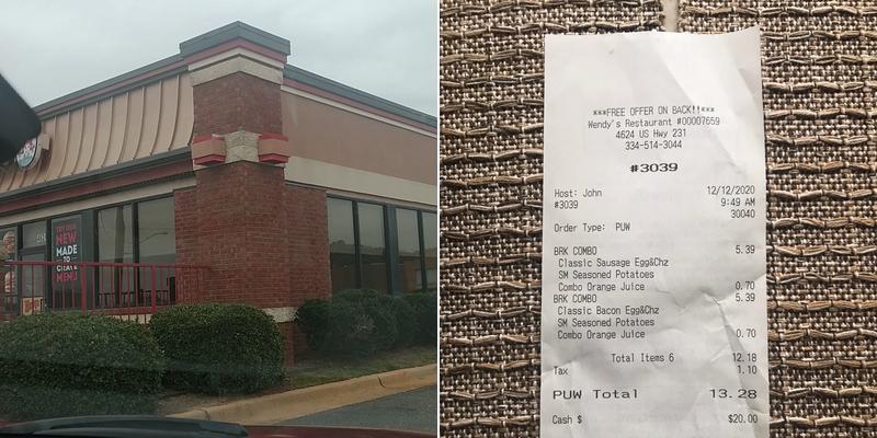 Wendy's Menu