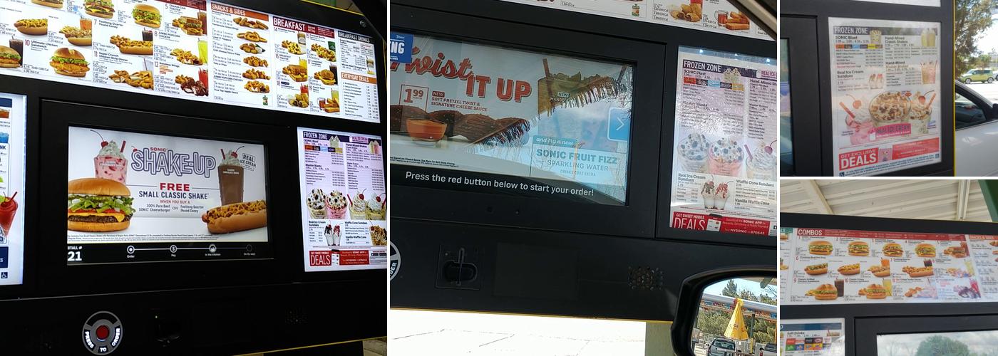 Sonic Drive-In Menu
