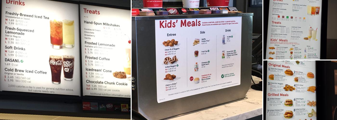 Chick-fil-A Menu