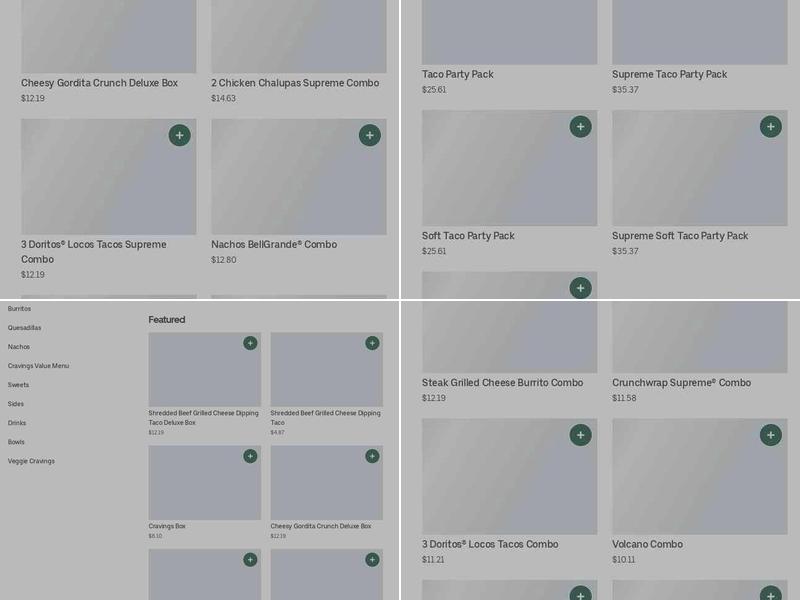 Taco Bell Menu