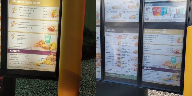 Taco Bell Menu