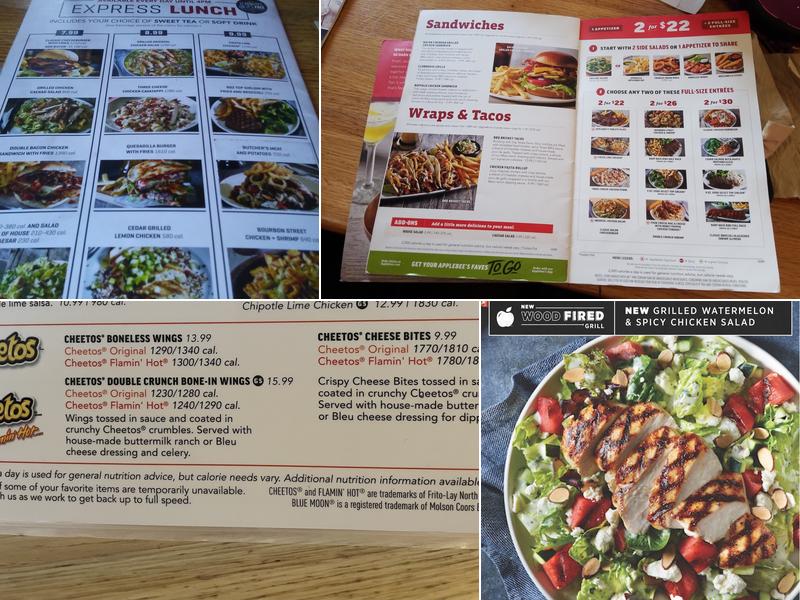 Applebee's Grill + Bar Menu