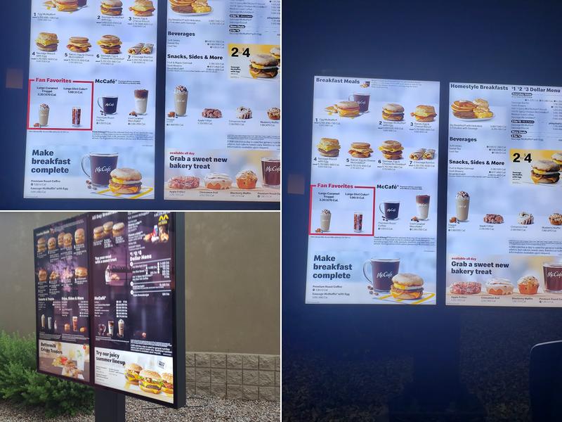 McDonald's Menu
