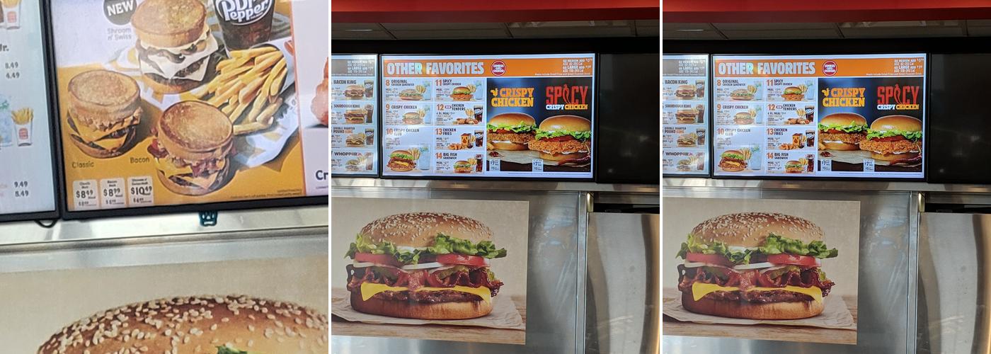 Burger King Menu