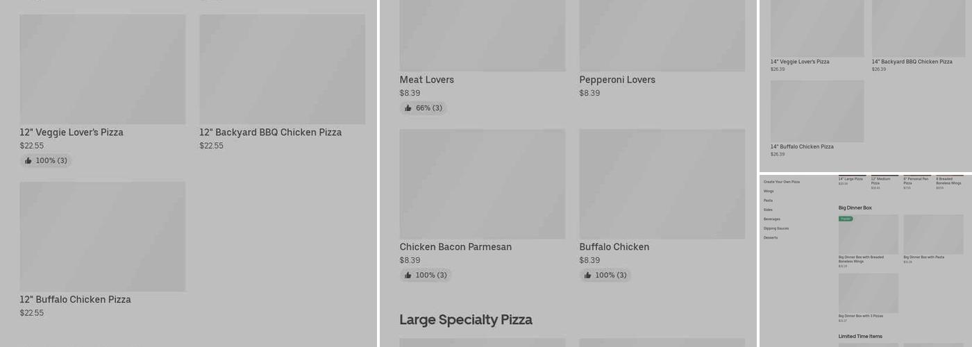 Pizza Hut Menu