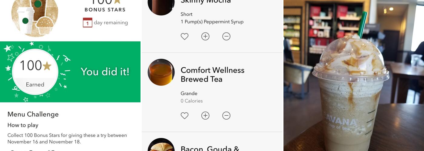 Starbucks Menu