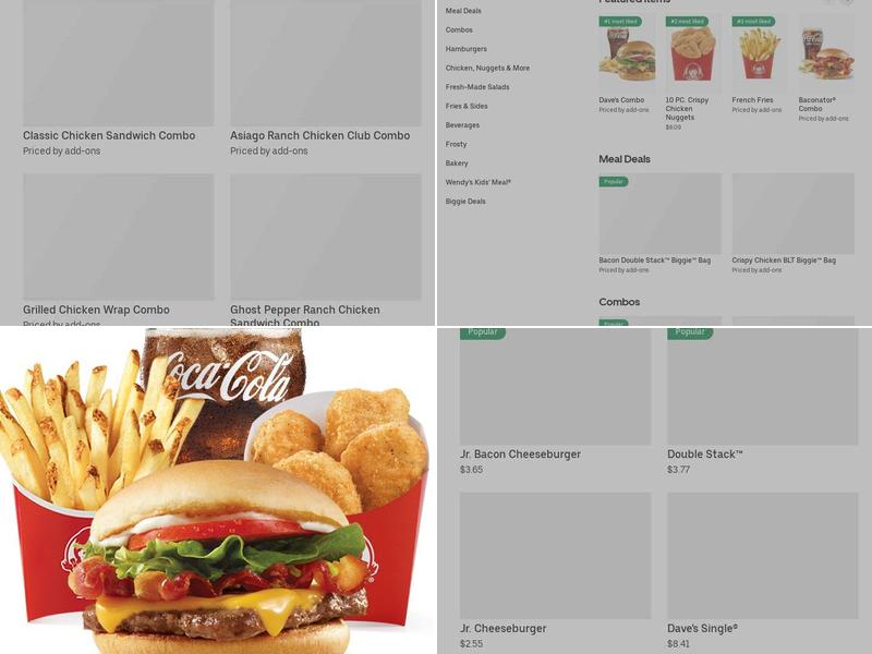 Wendy's Menu