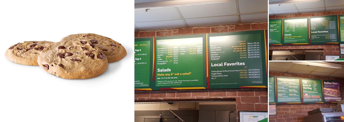 Subway Menu