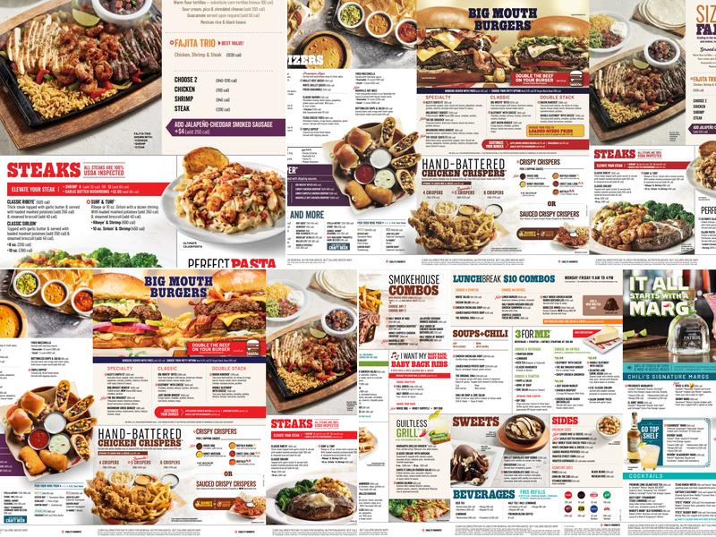 Chili's Grill & Bar Menu
