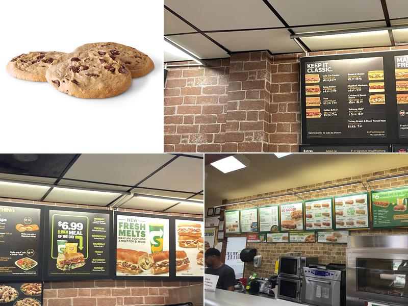 Subway Menu