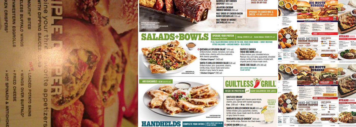 Chili's Grill & Bar Menu
