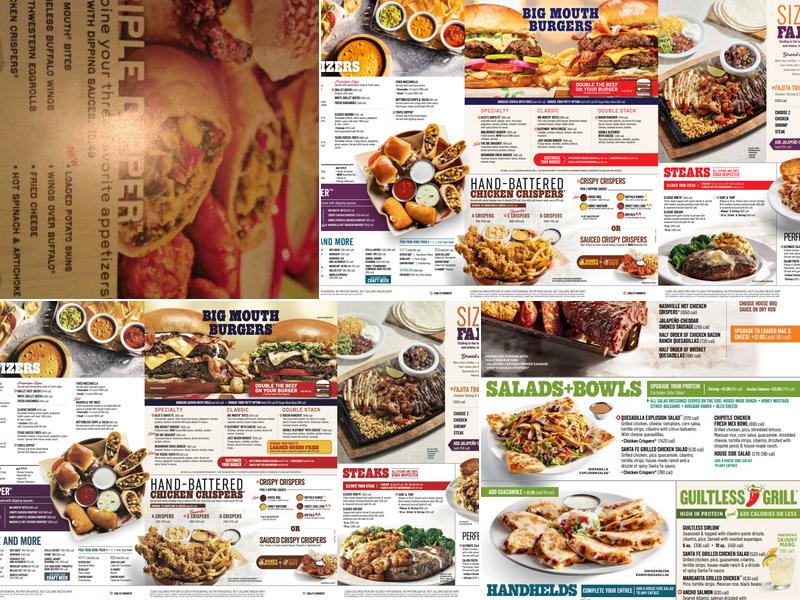Chili's Grill & Bar Menu