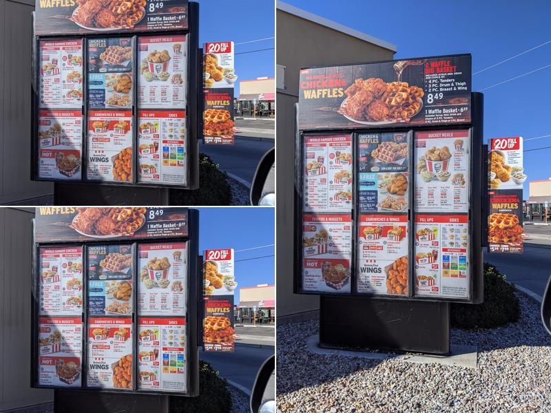 KFC Menu