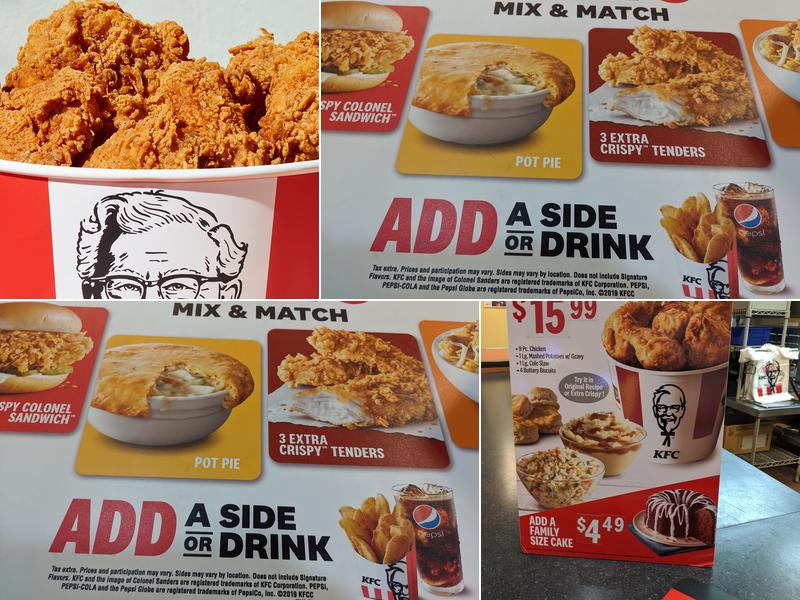 KFC Menu