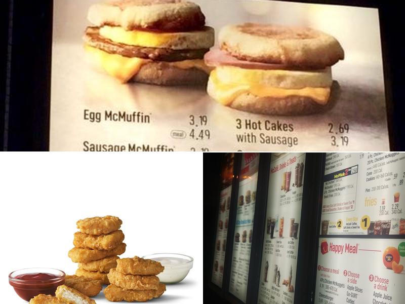 McDonald's Menu
