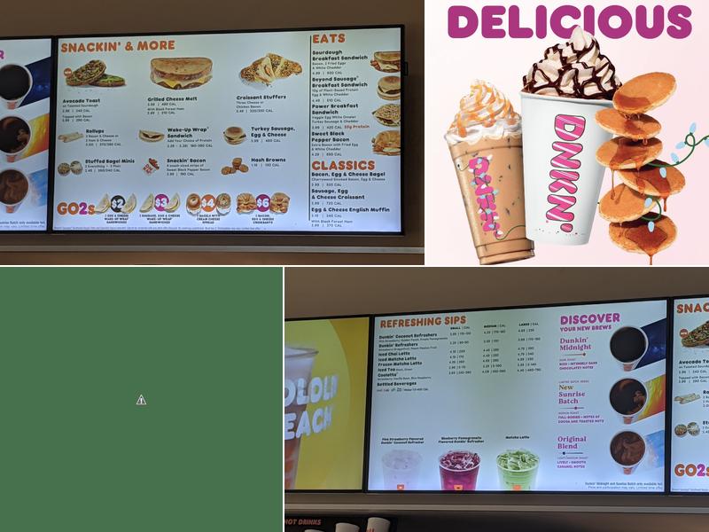 Dunkin' Menu